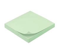 Blocco note riposizionabile, 100 fogli, 75 x 75 mm, colore: verde