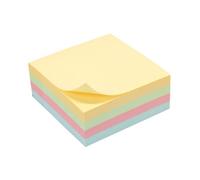 Blocco note riposizionabile, 4 colori pastello, 320 fogli 75 x 75 mm, 931652