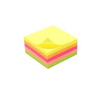Blocco note riposizionabile, 5 colori neon, 250 fogli, 50 x 50 mm
