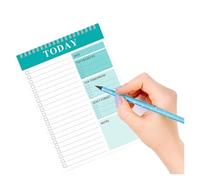 Blocco note settimanale e quaderno for pianificatore di oggi da 52 fogli, blocco non datato for l'ufficio scolastico