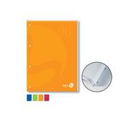 Blocco notes BM90 - A4 - collato lato lungo - 1 rigo - 50fg - 90gr - 4fori - cop