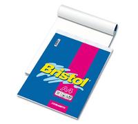 BLOCCO NOTES BRISTOL FG.60 A4 BIANCO GR.50