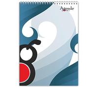 Blocco Notes Per Appunti A Righe Da 8 Mm A4 21x30cm 60 Fogli Spiralato Carta 80gr
