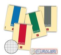 BLOCCO NOTES SPIRALE A4 5MM 80GR 60FG 10PZ PIGNASTYL