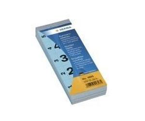 Blocco numerico Herma autoadesivo 28 x 56 mm blu 1-500 5 numeri per foglia 100 fogli per blocco (4893) NEW