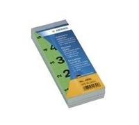 Blocco numerico Herma autoadesivo 28 x 56 mm Grn 1-500 5 numeri per foglia 100 fogli per blocco (4895) NEW