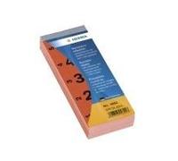 Blocco numerico Herma autoadesivo 28 x 56 mm rosso 1-500 5 numeri per foglia 100 fogli per blocco (4892) NEW
