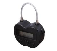 Blocco orario 3X Display LCD Blocco orario Timer elettronico da viaggio multifunzione, lucchetto ricaricabile impermeabile