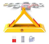 Blocco parcheggio, Barriera di parcheggio pieghevole, blocco del rimovibile, manuale dell'auto, dissuasore sicurezza triangolare(60CM)