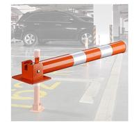 Blocco parcheggio notturno alta visibilità, dissuasore antiruggine impermeabile, blocco posteggio, ostacolo pieghevole metallo pesante(1pack)