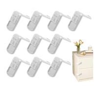 Blocco per bambini, serratura per porta di sicurezza per bambini, 10 pezzi, protezione per bambini, per cassetti, cucina, mobili, stanze, frigorifero, casa guardiana