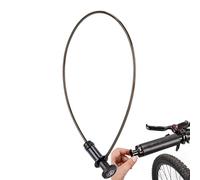 Blocco per, cavo di bloccaggio,Cavo di blocco della bicicletta all'estremità del manubrio | Catena di sicurezza antifurto per moto scooter, accessori di guida compatti portile