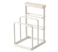 Blocco per coltelli con supporto per tagliere, organizer per coltelli da cucina, supporto per coperchio per pentola, supporto per asciugatura da cucina, supporto per piano di lavoro da cucina