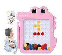 Blocco Per Doodle Magnetico - Tavoletta Grafica A Pois Con Design A, Giocattolo Educativo Per Bambini, Lavagna Per Puzzle Per Apprendimento In Età Prescolare, Accessorio Penna Magnetica Pe