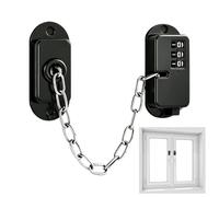 Blocco per finestra di sicurezza con chiave chiave per bambini | No Drill Adhesive For Fridge Cabinet Drawers | Heavy Duty Steel Latch For Home Childproof Security