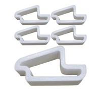 Blocco per finestra sicuro, blocco porta anti-blocco, set di sicurezza da 5 pezzi con forte tenuta, limitatore robusto, accessorio elegante per la casa dal design moderno, strumento di protezione dei