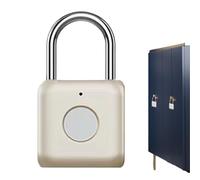 Blocco per impronte digitali - lucchetto intelligente con supporto di ricarica USB per palestra, libreria, zaino, bicicletta