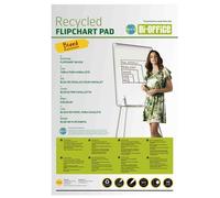 Blocco per Lavagna Earth-It Bi-Office - 65x98 cm - 20 Fogli - FL0325003 (Bianco)