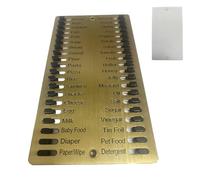 Blocco per lista della spesa riutilizzabile, lista di controllo sostenibile per la spesa, pianificatore | Incoraggia la vita frugale e gli acquisti intelligenti mantenendo le corse organizzate