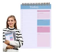 Blocco per lista delle cose da , blocco note da 52 fogli | To Do Do To Do To Do Notebook Daily List, organizer per quaderni di checklist portatile, robusto e robusto per