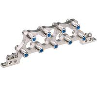 Blocco per messa a terra a 9 scompartimenti in ghisa (SAT/Cavo/FM/DVB-T)