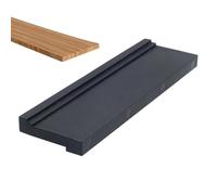Blocco per pavimenti in legno, allineamento a linguetta e scanalatura, 1 pezzo, universale, con bordo smussato, design antiscivolo, per casa, industria, ufficio, balcone, garage
