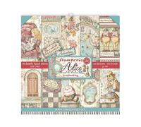 Blocco per scrapbooking, double face, Alice attraverso lo specchio