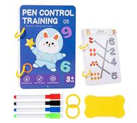 Blocco Per Studio 'alfabeto - Lavagna Per Scrivere A Mano Riutilizzabile, Trainer Per La Coordinazione Dei Bambini, Modello Lettera Per Principianti, Compiti Cognitivi Per Lo Sviluppo Del