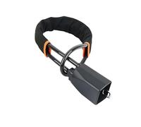 Blocco per volante cintura sicurezza dell'auto, Bloccasterzo multicolore, deterrente visivo, facile installazione for camion di auto(Black)