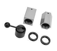 Blocco Pinza Quadrata, Set di Anelli Portapinza 5C e Supporto Chiusura Pinza Blocco Pinza Esagonale per Fresatrici, Torni, Smerigliatrici e Accessori