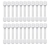 Blocco porta di sicurezza Bebe 22 pezzi, blocco cassetto, armadietti e Frigo Securite, armadio per bambini, protezione Bebe Casa, adesivo extra forte, senza perforazione (22 pezzi)