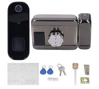 Blocco Porta Elettronico, Set di Serrature per Porte Password Intelligente Elettronica con 2 Chiave Smart Card per Porta 38-70 mm