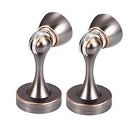 blocco porta Fermaporta magnetico, confezione da 2, fermaporta magnetico, montaggio a pavimento, montaggio a parete, chiusura magnetica for mantenere le porte aperte fermaporta(Deep red antique)