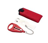 Blocco porta portatile, autodifesa, fermaporta da viaggio(Red Package)