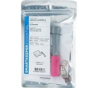 SmartKeeper Essential, 6 blocchi porta USB A con 1 chiave di blocco, colore: rosa