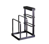 Blocco portacoltelli in metallo supporto per tagliere, organizer per utensili da cucina, vassoio per piatti, padelle, coperchi, supporto per rastrelliera (colore: B) (A)