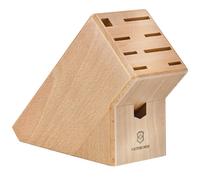 VICTORINOX Ceppo Coltelli Swiss Classic in Legno senza Coltelli, per 9 Coltelli, Legno di Faggio Chiaro, Vuoto, da Riempire, Portacoltelli