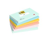POST-IT - 7100259082 - Blocco Post it - 655-BEA - 76 x 127 mm - colori Beachside - 100 fogli - Post-it - conf. 6 pezzi - 95659 - Conf. da 1 Pz. - 7100259082