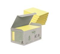 Blocco Post-it Notes Green - 655-1B - 76 x 127 mm - giallo - 100 fogli - ricicla