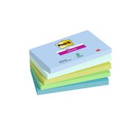 Blocco Post-it Super Sticky - 655-5SS- OAS - 76 x 127 mm - colori Oasis - 90 fog