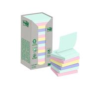 POST-IT - 7100259446 - Blocco Post it® Z-Notes Green - R330-1RPT - 76 x 76 mm - colori pastello - 100 fogli - Post it® - conf. 16 pezzi - 94382 - Conf. da 1 Pz. - 7100259446