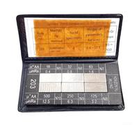 Blocco Ra0 0512 5mm del campione di rugosità esterna con 6 livelli differenti per l'analisi di struttura (fresatura verticale)