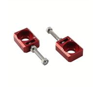 Blocco regolare per il regolatore della catena posteriore della bici da bici universale Compatibile con le parti di modifica del motocross S x veicoli elettrici(Red)