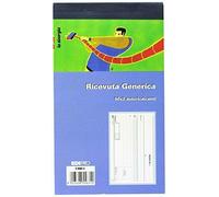 Blocco ricevuta generica A6 50x2copie autoricalcante - 9,9x17 - E5563C- 10 pezzi