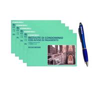 Blocco Ricevute Condominio 3 Copie - 50 Moduli Autoricalcanti con Avviso di Pagamento - Registro Ricevute Condominiali Tripla Copia per Amministratori e Studi - CON PENNA TOUCH OMAGGIO Dodici12® (10)