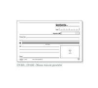 Blocco RICEVUTE GENERICHE 50 moduli autoricalcante duplice copia