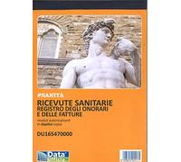 BLOCCO RICEVUTE SANITARIE DU165470000 A5 2 COPIE Singolo Pezzo