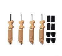 Blocco riscaldante per estrusore interamente in metallo per Flashforge AD5X, gola dell'ugello, testina di stampa ad alta resistenza, componente in acciaio inossidabile (B)