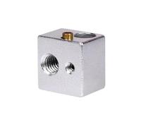 Blocco riscaldante V5 Calzini in silicone V5 compatibili con ANY-CUBIC I3 Mega Hotend J-head Parti Compatible with stampante 3D vs Blocco riscaldante Hotend V6(Heater block,2PC)