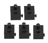 Blocco riscaltore in alluminio 5 pc conducibilità termica ad alta conducibilità V6 Tutti gli accessori metallici Controllo della temperatura preciso per gli strumenti hardware